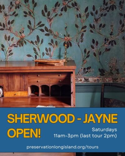 🎉Opening day at Sherwood-Jayne Farm is this Saturday, May 31! 

Learn about the Jayne familys experiences as Loyalists during the American Revolution, discover Howard Sherwoods role in the historic preservation movement, and explore the propertys many agricultural outbuildings.

The house will be open for tours 11am-3pm on Saturdays through early October.

🎟️ Visit https://buff.ly/V0TqAcS to plan your visit today! 

#HistoricHouse #LongIslandHistory